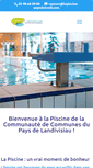 Mobile Screenshot of lapiscine-paysdelandi.com